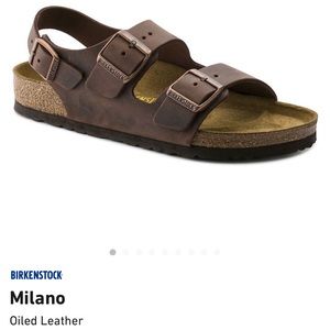 Men’s oiled leather Birkenstock Milano Sandals